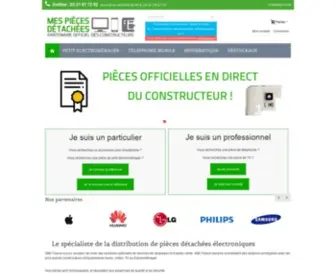 Mespiecesdetachees.com(SBE FRANCE) Screenshot