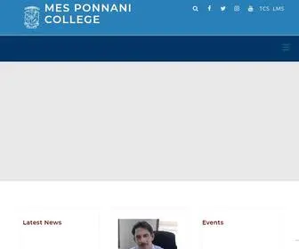 Mesponnanicollege.ac.in(MES Ponnani College) Screenshot