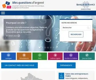 Mesquestionsdargent.fr(Mes questions d'argent) Screenshot
