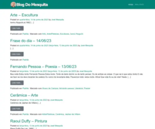 Mesquita.blog.br(Blog do Mesquita) Screenshot