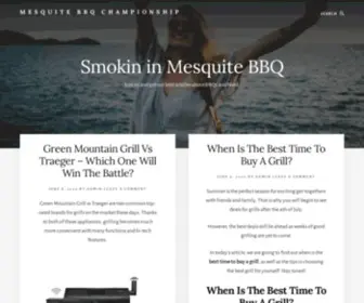 MesquitebbQchampionship.com(Just another BBQ site) Screenshot