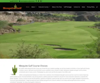 Mesquitegolfcourse.com(Mesquite Golf) Screenshot