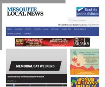 Mesquitelocalnews.com(Mesquite Local News) Screenshot