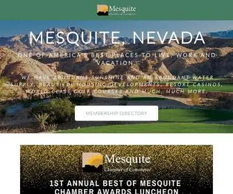 MesquitenvChamber.com(Mesquite Chamber of Commerce) Screenshot