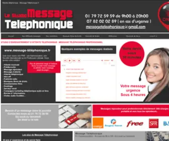 Message-Telephonique.fr(Attente musicale téléphonique) Screenshot