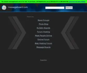 Messageboard.com(Webmasters Forum) Screenshot