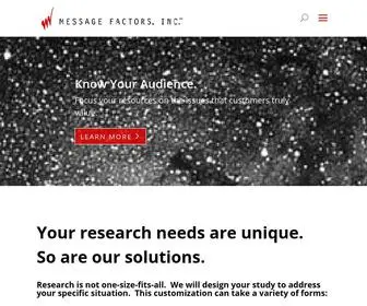 Messagefactors.com(Message Factors) Screenshot