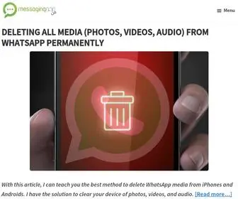 Messagingapplab.com(Instant Messaging Apps Without Secret) Screenshot