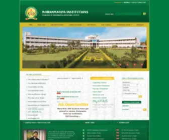 Messar.ac.in(MOHAMMADIYA INSTITUTIONS) Screenshot