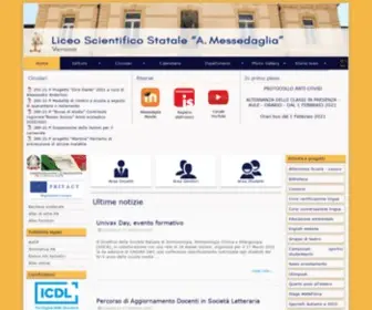 Messedaglia.edu.it(Liceo Scientifico "A) Screenshot