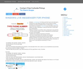 Messengeriphone.com(Messenger iPhone) Screenshot