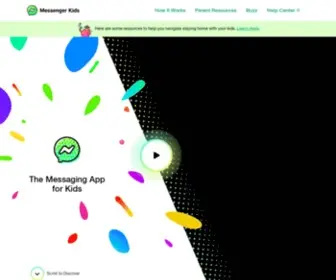 Messengerkids.com(Messenger Kids) Screenshot