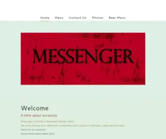 Messengerpizza.com(Messenger pizza menu) Screenshot