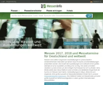 Messeninfo.de(Aktuelle Messetermine) Screenshot