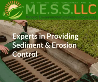 Messenvironmental.com(Minority Environmental Solutions & Services) Screenshot