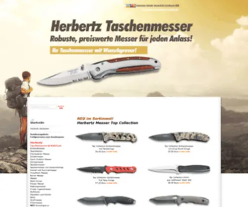 Messer-Taschenmesser.de(Herbertz) Screenshot