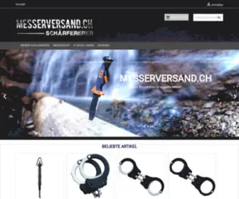 Messerversand.ch(Online Messershop) Screenshot