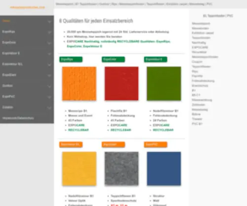 Messeteppich.info(Messeteppich B1) Screenshot