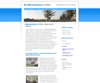 Messezimmer-Koeln.eu(Messezimmer Köln) Screenshot