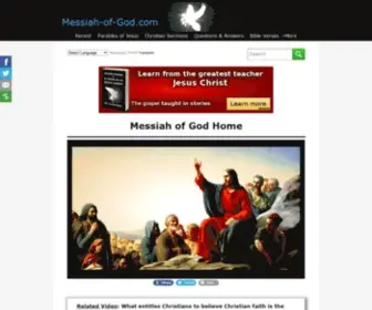 Messiah-OF-God.com(Jesus Christ) Screenshot