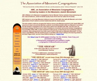 Messianicassociation.org(The Association of Messianic Congregations) Screenshot