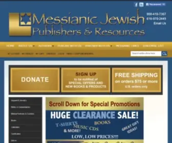 MessianicJewish.net(Messianic Jewish Publishers and Resources) Screenshot