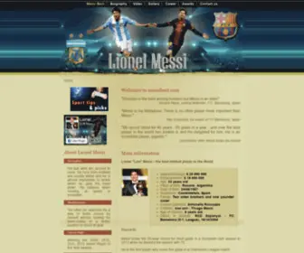 Messibest.com(Messi best) Screenshot