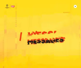 Messimessages.com(Lay's Messi Messages) Screenshot