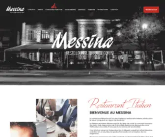 Messina.ca(Restaurant Italien Messina) Screenshot