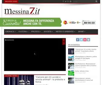 Messina7.it(Quotidiano d'informazione libero e irriverente) Screenshot