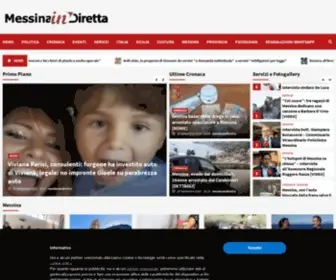 Messinaindiretta.it(Messina in diretta) Screenshot