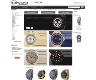 Messinajewelers.com(Rolex Watches) Screenshot