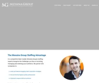 Messinastaffing.com(National Staffing and Recruiting Experts) Screenshot