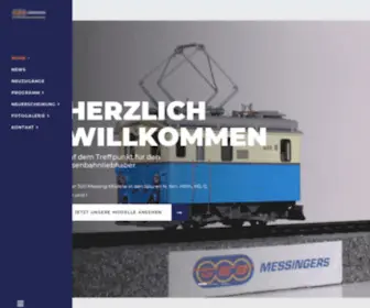 Messingers.ch(Der Treffpunkt fur den Eisenbahnliebhaber) Screenshot