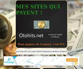 Messitesquipayent.fr(Bienvenue sur mes sites qui payent) Screenshot