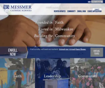 Messmerschools.org(Messmer Schools) Screenshot