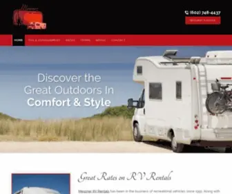 Messnerrvrentals.com(RV Rentals) Screenshot