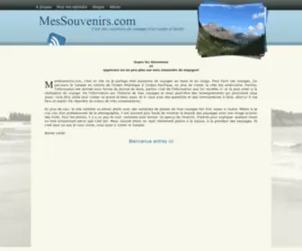 Messouvenirs.net(Canada) Screenshot