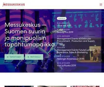 Messukeskus.com(Messukeskus, Helsinki) Screenshot
