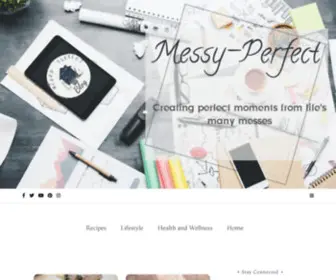 Messy-Perfect.com(Making perfect moments out of life's little messes) Screenshot