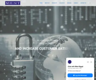Mest-Egypt.com(IT Solutions for companies) Screenshot