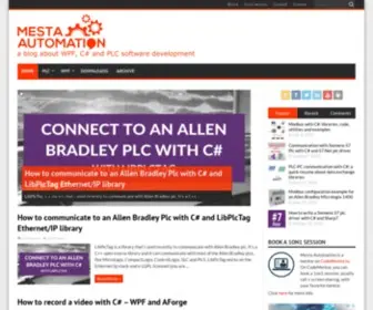 Mesta-Automation.com(A blog about WPF) Screenshot