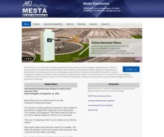 Mesta.com(Active Harmonic Filters) Screenshot