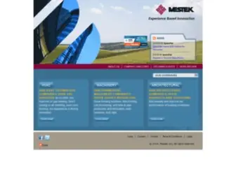 Mestek.com(HVAC and Metal Forming Equipment Manufacturers) Screenshot