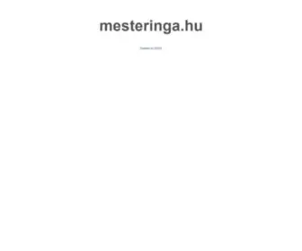 Mesteringa.hu(This is a default index page for a new domain) Screenshot