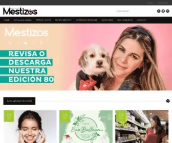 Mestizos.cl(Mestizos Magazine) Screenshot