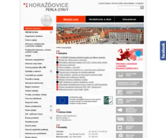 Mesto-Horazdovice.cz(MĚSTSKÝ ÚŘAD HORAŽĎOVICE) Screenshot