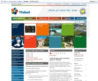 Mesto-Trebon.cz(Město Třeboň) Screenshot