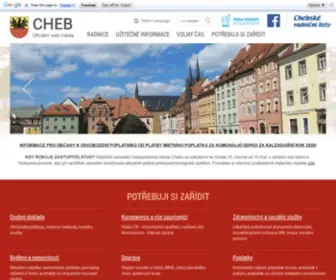 Mestocheb.cz(Mestocheb) Screenshot