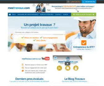 Mestravaux.com(Trouver) Screenshot